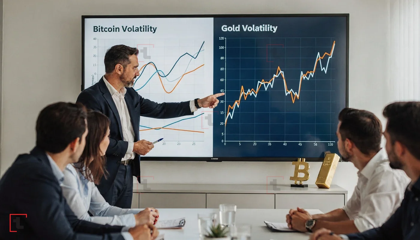 JPMorgan açıqladı: Bitcoinin volatilliyi qızıla nisbətən daha azdır