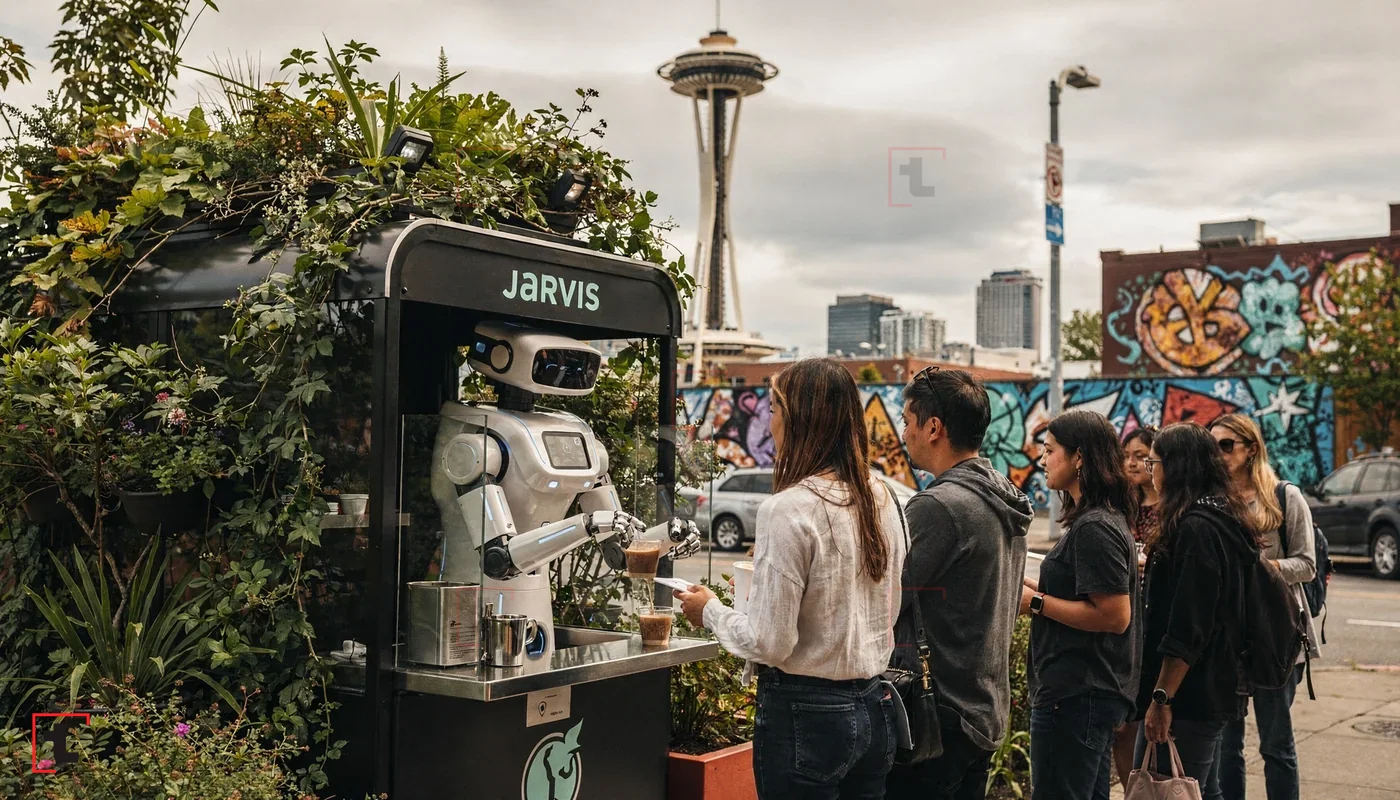 Seattle-də Jarvis: Robot Barista Qəhvə Sənətini Necə Dəyişdirir?