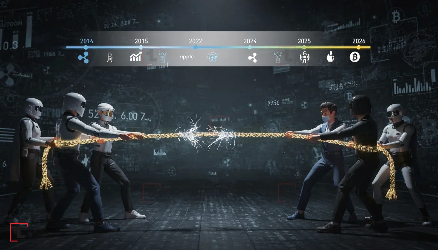 Ripple və Bitcoin Arasındakı Gərginlik: 2014-dən 2026-ya Uzanan Kripto Mübarizəsi