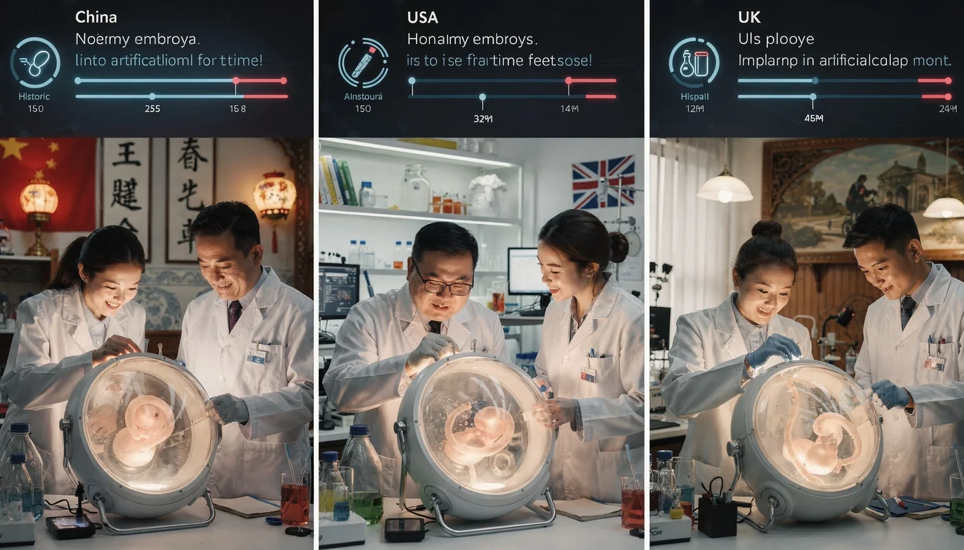 Tarixdə ilk dəfə: Çində, ABŞ və İngiltərədə insan embrionları süni "uşaqlığa" yerləşdirildi