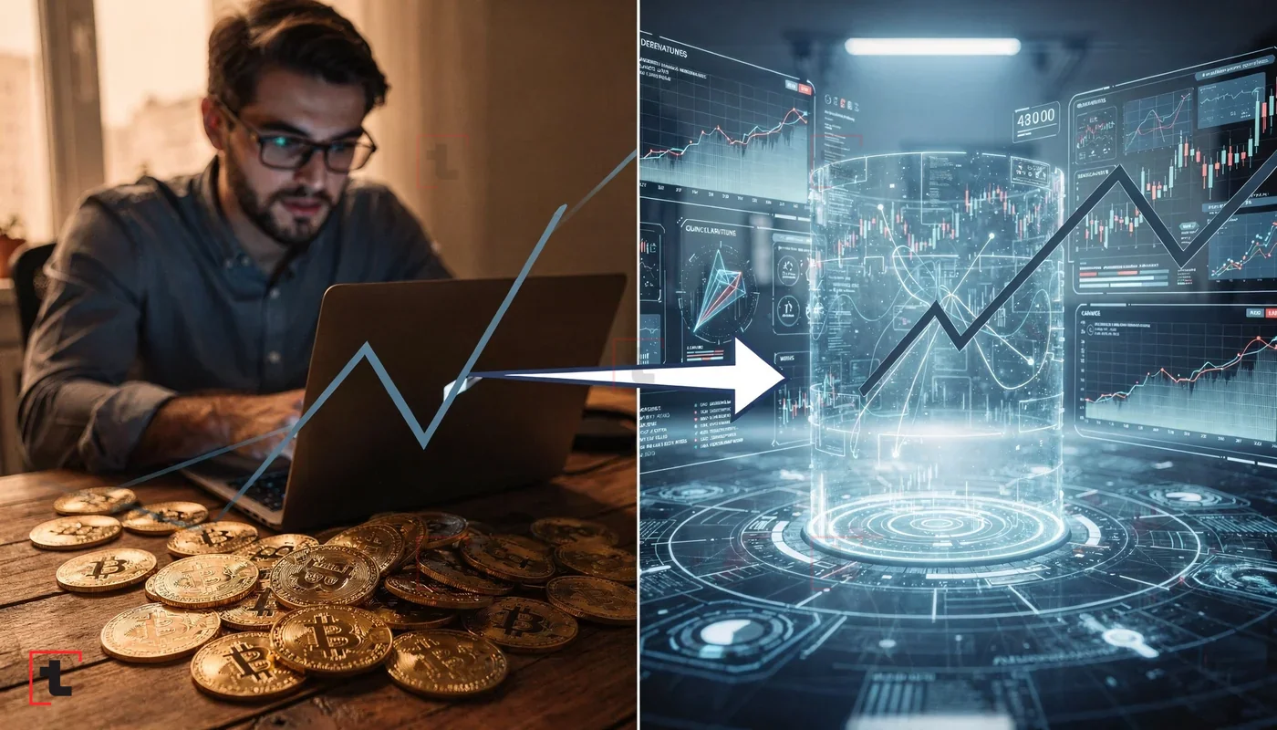 Bitcoin Bazarı Dəyişir: Derivativlər Spot Ticarətini Necə Ötüb?