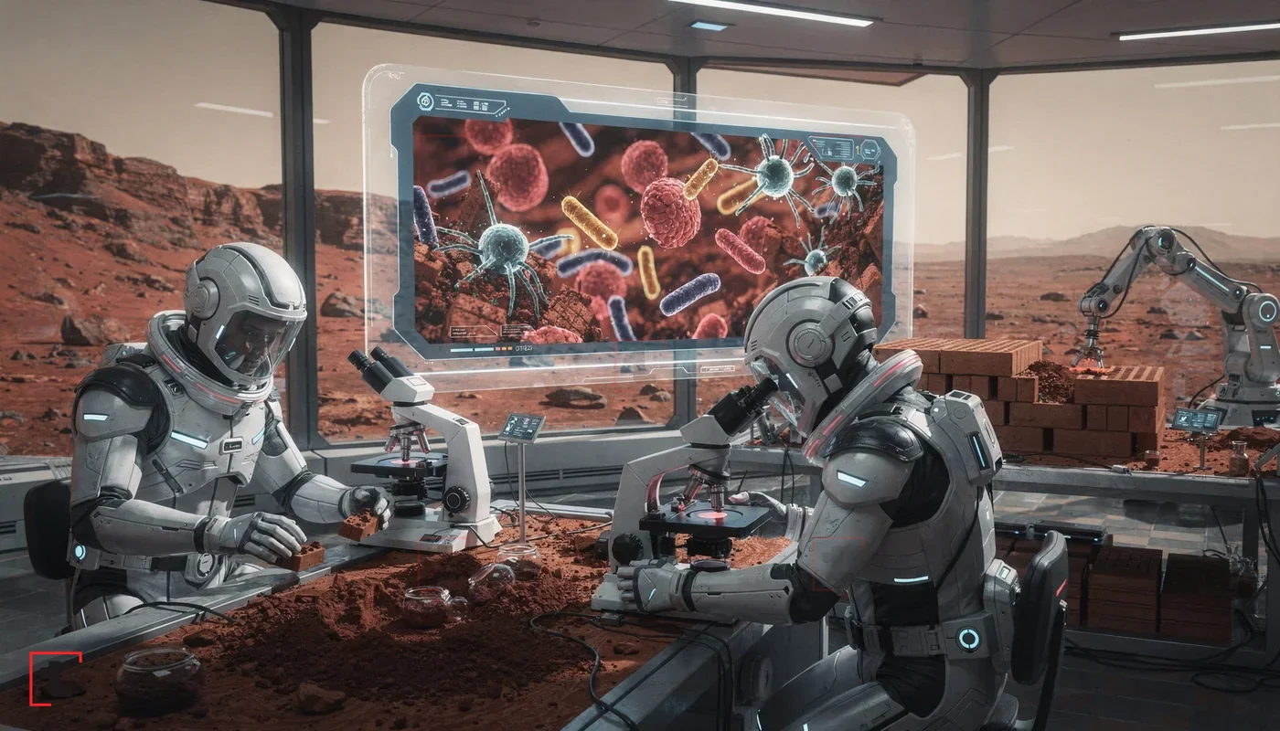 Mars torpağındakı bakteriyalar kərpic istehsalında inqilab yaradacaq?