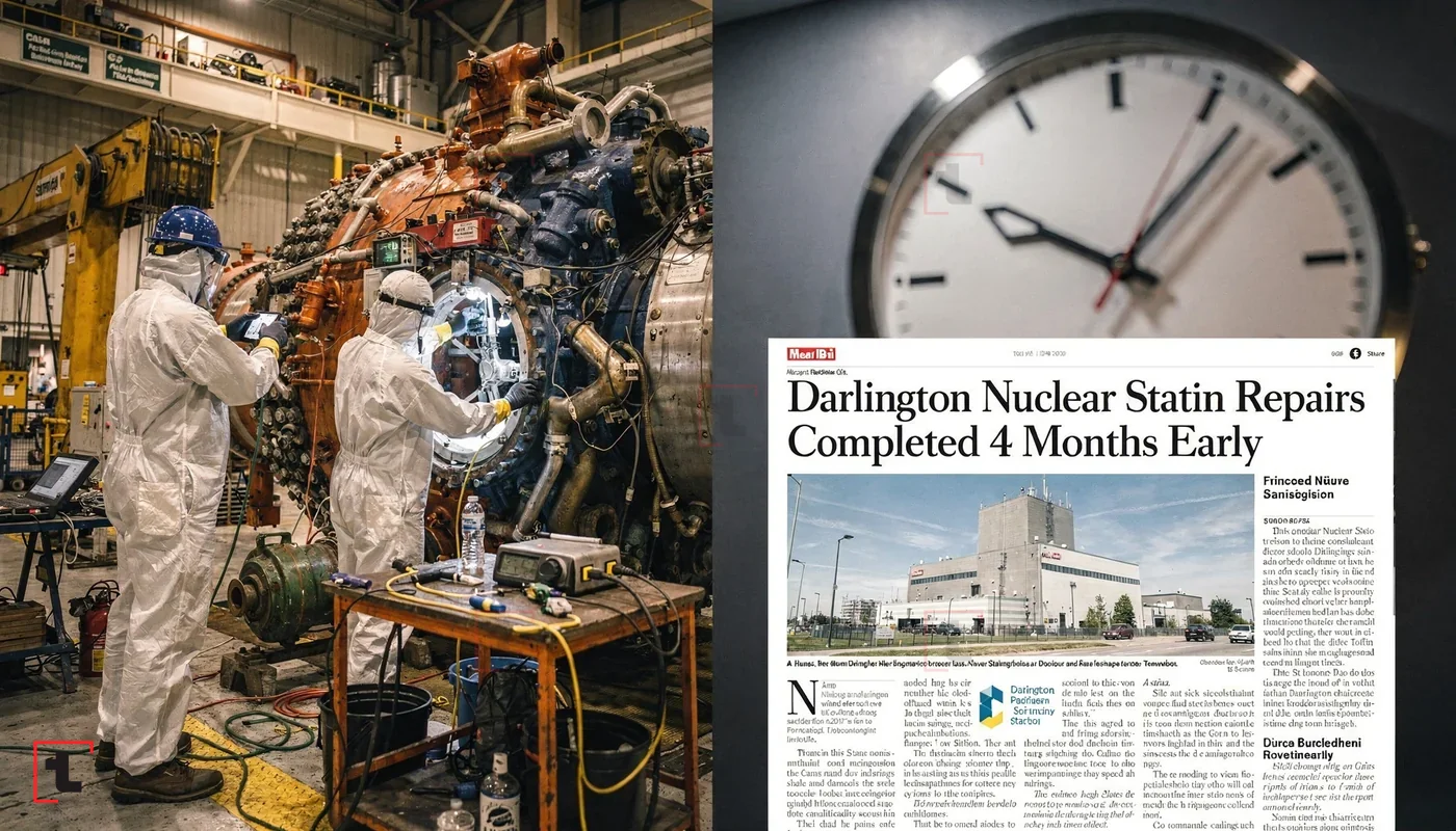 Darlington Nüvə Stansiyasının Təmiri Niyə 4 Ay Əvvəl Bitdi?